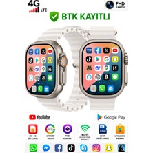 Sonreir Watch One Ultra 4G SIM Kartlı Android Akıllı Saat Kameralı GPS WiFi YouTube Destekli Çocuk-Yetişkin