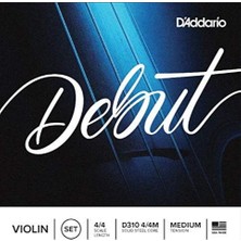 D'Addario Daddario D310 Debut 4/4 - Medium Takım Tel Keman Teli