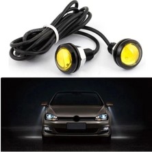 Empressco Kartal Gözü Oto Ayna Altı LED Beyaz 23MM 2 Adet