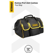RTRMAX RTX1004 Askılı Profesyonel Kumaş Alet Çantası 19”