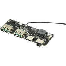 Gözeler Çift USB 5V 22.5W Ledli Micro Type-C Powerbank Modülü