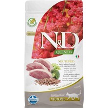 N&d Quinoa Tahılsız Ördek ve Kuşkonmazlı Kısırlaştırılmış Yetişkin Kedi Maması 1,5 kg