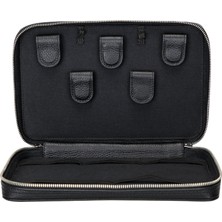 BloominBag Arcadia Onyx Black Premium Deri Teknoloji Kablo & Aksesuar Düzenleyici