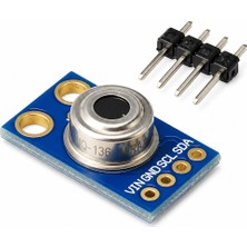 OEM GY-906 MLX90614 Temassız Kızılötesi Sıcaklık Sensörü Modülü | I2C | -70°c ~ +380°C | 0.02°c Çözünürlük