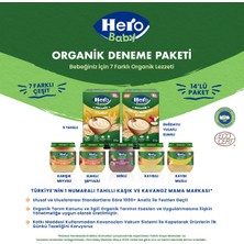 Hero Baby Organik Serisi Kaşık Mama & Kavanoz Mama Karma Deneme Seti 14'lü
