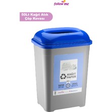 Follow Me Kağıt Atık Geri Dönüşüm Kutusu (50 Litre)