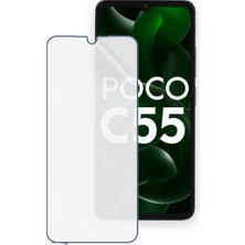 Schitec Poco Poco C55 Uyumlu Ön Yüzey Nano Şeffaf Hidrojel Ekran Koruyucu