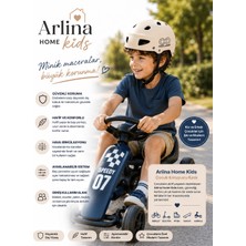 Arlina Home Kids Bisiklet Kaykay Paten Gri Çocuk Kaskı