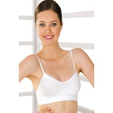 Semira Beyaz Lcralı Büstiyer Sütyen Korse - 720