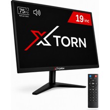 Uptech Torn 19" LED Monitör 75Hz 5ms Dahili Hoparlörlü Uzaktan Kumandalı HDMI VGA Geniş Ekran