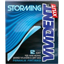 Vivident Cüzdan Storming Trı Nane Aromalı Sakız 33 gr *5'li