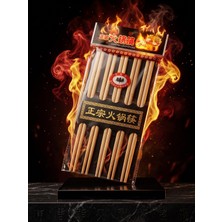 Airobazar 5 Çift Doğal Bambu Uzun Yemek Çubuğu Seti - Hot Pot, Kızartma ve Pişirme Için Ekstra Uzun Ahşap Chopsticks