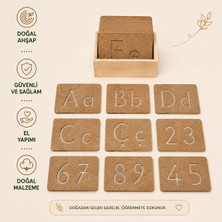 Montessori Gemisi Harf Ve Rakam Şablonları