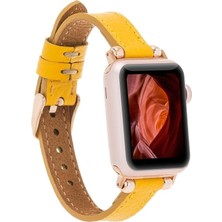BloominBag Avılla Golden Hour Deri Apple Watch Band (44/45/46/49MM)