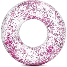 Empressco Glitter Tube Şeffaf Havuz Deniz Yüzme Simidi 1.07CM