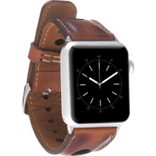 BloominBag Alpıne Dune Tan Hakiki Deri Apple Watch Kordonu - 44/45/46/49MM