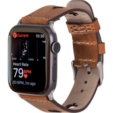 BloominBag Valaıs Siena Tan Leather Apple Watch KORDON-44/45/46/49MM