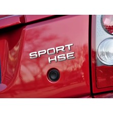 İdeal Aksesuar Range Rover Sport Hse Bagaj Yazısı Gümüş Renk Range Rover Sport Hse Trunk Emblem In Silver Color