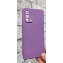 Vendas Ucuzluk Çadırı Oppo A74 Uyumlu Lansman Silikon Kılıf - Lila