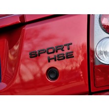 İdeal Aksesuar Range Rover Sport Hse Bagaj Yazısı Siyah Renk Range Rover Sport Hse Trunk Emblem Black Color