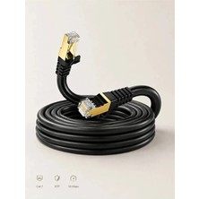 2 Metre Cat7 U/ftp Ethernet Kablosu 10GBPS Altın Kaplama RJ45 Ağ Kablosu