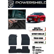 POWERSHIELD Opel Grandland 2021-2024 Uyumlu Araca Özel Premium 5D Havuzlu Oto Paspas Takımı