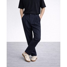 İnpool Baggy Kalıp, Yazlık-Baharlık, Esnek-Dökümlü, Pile Detaylı, Geniş Kumaş Pantolon ASP01