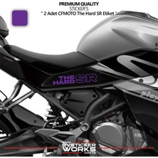 Sv Sticker Works Cfmoto The Hard Sr Sticker Yüksek Kalite Folyo 2 Adet Sticker Etiket