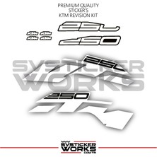 Sv Sticker Works Ktm Duke Sticker Set Revizyon Sticker Etiket Modeli Model 2