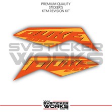 Sv Sticker Works Ktm Duke Sticker Set Revizyon Sticker Etiket Modeli Model 4