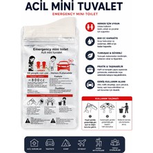 Hanımağa Medikal Acil Mini Tuvalet Poşeti
