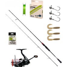 Balık Av Dünyası Raptor 2000S & Luna Iı 2.30 cm 3-15 Spin Çipura Levrek Seti