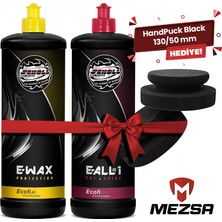 Scholl Concepts E-All One Allround Polısh 1 Lt. + E-Wax Protectıon 1 Lt. + Handpuck Black 130/50 Mm(Hediye)