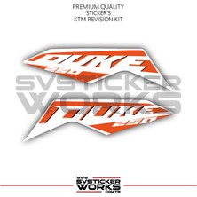 Sv Sticker Works Ktm Duke Sticker Set Revizyon Sticker Etiket Modeli Model 3