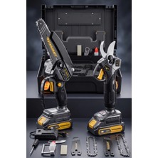 Stahlkraft H15 4010 21V Budama Testeresi ve Budama Makas 2'li Set