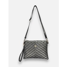 Sanmorris Kadın Suni Deri Ayarlanabilir Çapraz Ve El Askılı Portföy, Clutch Çanta S-1407