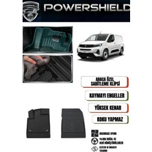 POWERSHIELD  Opel Combo Panelvan 2019 ve Sonrası Uyumlu Araca Özel 5D Premium Havuzlu Oto Paspas Takımı