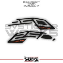 Sv Sticker Works Ktm Duke Sticker Set Revizyon Sticker Etiket Modeli Model 6