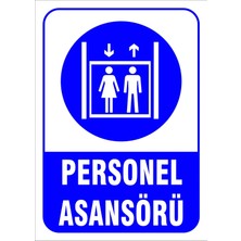 Mediwiz Personel Asansörü Levhası Levha Vim 013 25X35 cm Dekota 3 mm