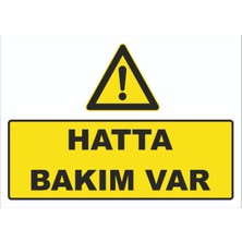 Mediwiz Hatta Bakım Var Levhası Levha 70X100 cm Sticker Abo 009