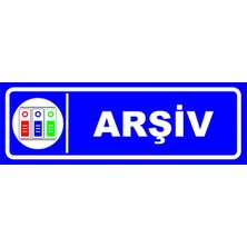 Mediwiz Arşiv Levhası Levha 10X30 Sticker
