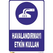 Mediwiz Havalandırmayı Etkin Kullan Levhası Levha 70X100 cm Galvaniz Saç 0,4 mm