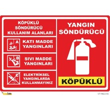 Mediwiz Yangın Söndürücü Köpüklü - Isg Levhası Levha 50X70 cm Dekota 3 mm