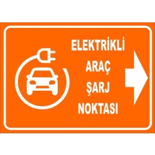 Mediwiz Elektrikli Araç Şarj Noktası 15X21 cm Sticker