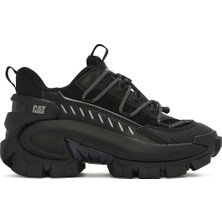 Caterpillar Erkek Siyah Intruder Max Kalın Tabanlı Bağcıklı Süet Deri Sneaker 013M101222