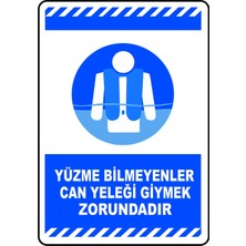 Mediwiz Yüzme Bileyenler Can Yeleği 50X70 cm Galvaniz Saç 0,4 mm