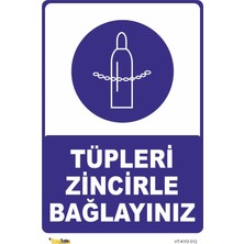 Mediwiz Tüpleri Zincirle Bağlayınız - Isg LEVHASI-35X50 cm Galvaniz Saç 0,4 mm