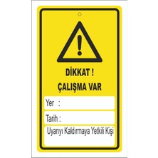 Mediwiz Dikkat Bakım Var Levhası Levha 15X21 cm Galvaniz Saç 0,4 mm Abo 044