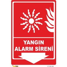 Mediwiz Yangın Alarm Sireni- Isg Levhası Levha 70X100 cm Sticker