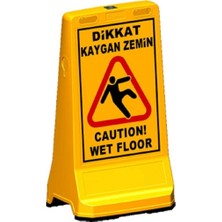 Mediwiz Ultra Levhalı Reklam Dubası ( Ikiyönde Uyarı ) - (Dikkat Kaygan Zemin)